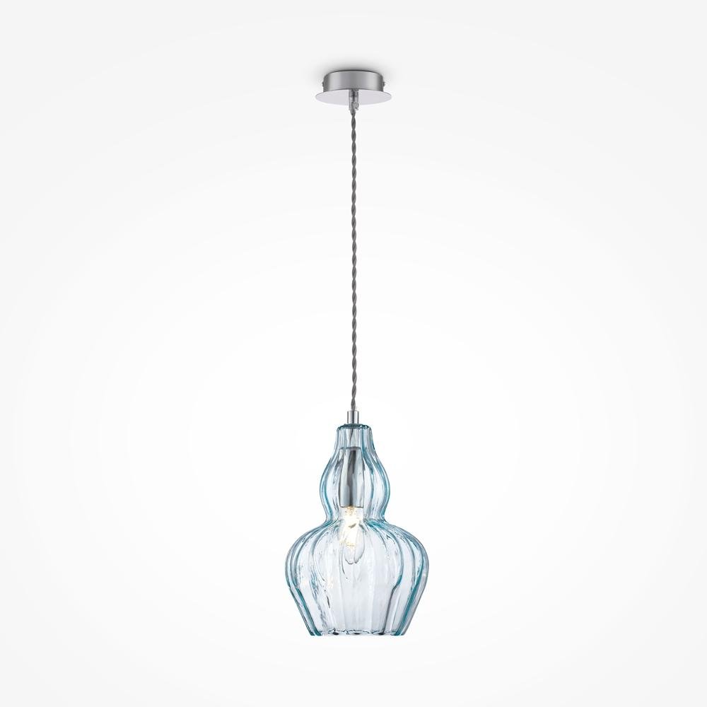 M MOD238-PL-01-BL Závěsné svítidlo Eustoma 40W modrá kov - MAYTONI