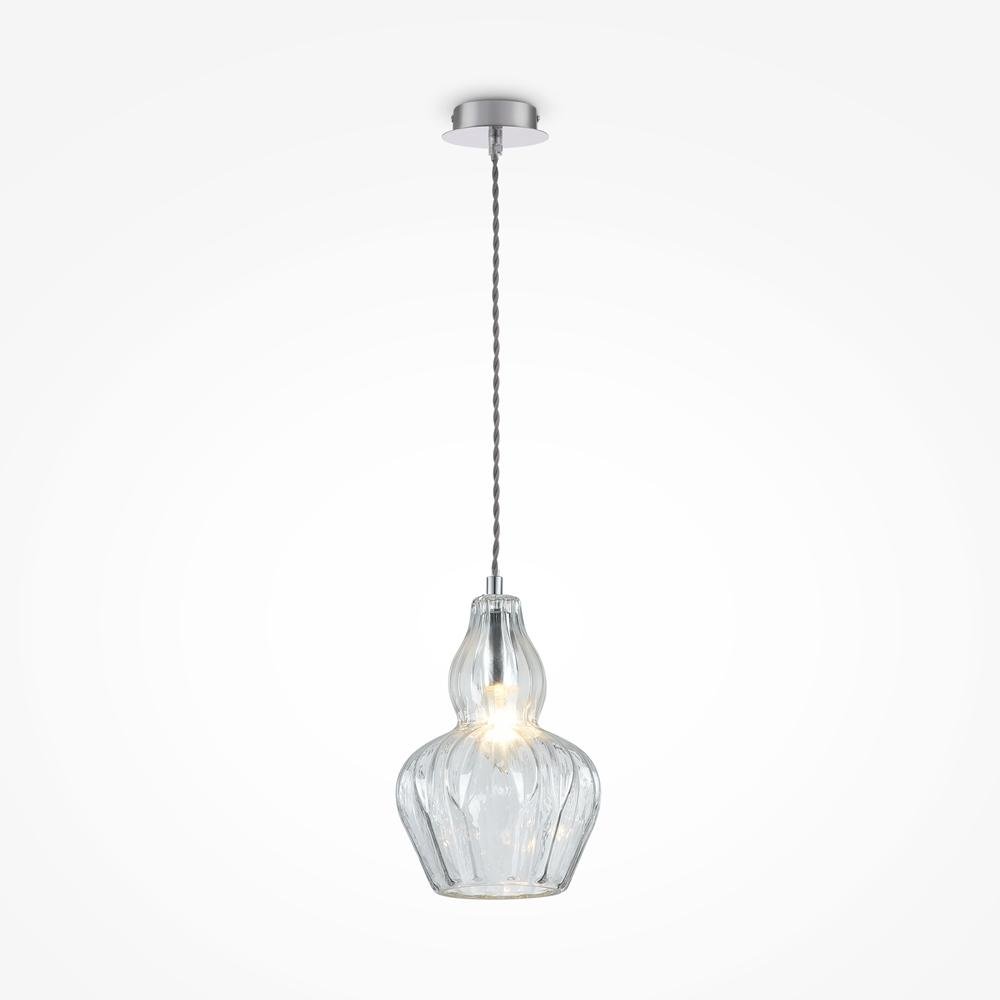 M MOD238-PL-01-TR Závěsné svítidlo Eustoma 40W čirá sklo designové - MAYTONI