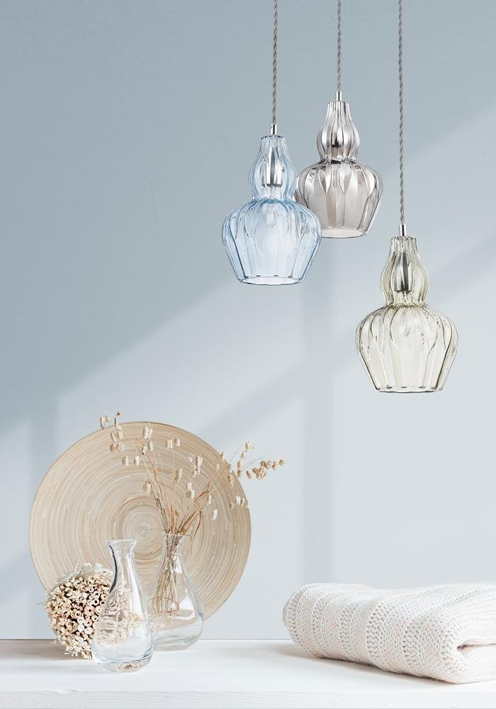 M MOD238-PL-01-TR Závěsné svítidlo Eustoma 40W čirá sklo designové - MAYTONI (obrázek 3)
