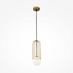 Obrázek pro produkt Závěsné svítidlo Telford 25W G9 bílá zlatá kov sklo - MAYTONI