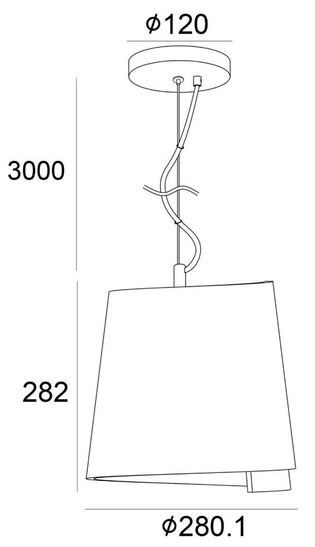 IMPR 342145 Deko-Light závěsné svítidlo Twister II 230V E27 1x max. 40W bílá (obrázek 5)