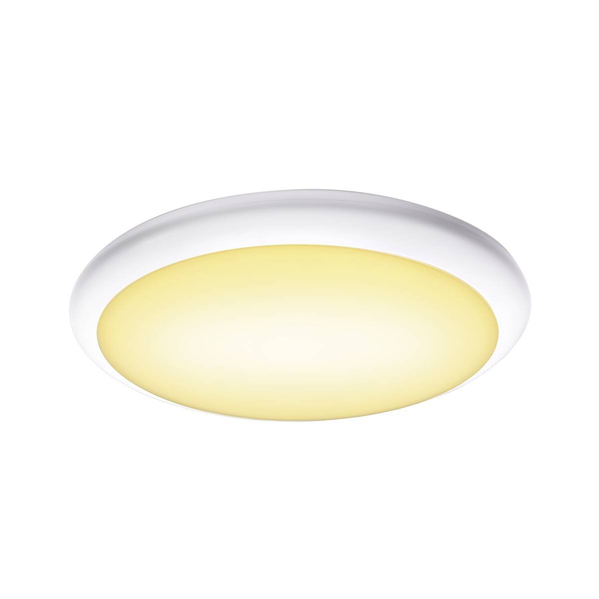 LA 1005090 RUBA 42 CW venkovní LED nástěnné a stropní přisazené svítidlo bílé CCT switch 3000/4000 K - BIG WHITE (SLV)