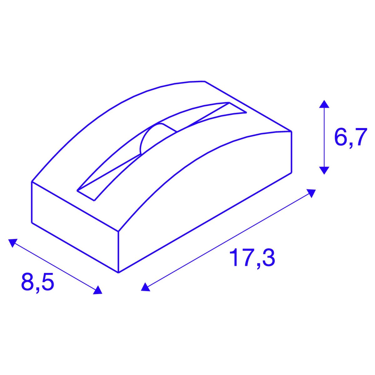 LA 1003518 OUT-BEAM FRAME CW venkovní LED nástěnné a stropní přisazené svítidlo antracit 3000 K - BIG WHITE (SLV) (obrázek 8)