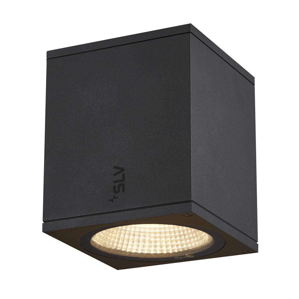 Levně LA 1003421 ENOLA SQUARE M Outdoor, stropní LED svítidlo, antracitové - BIG WHITE (SLV)