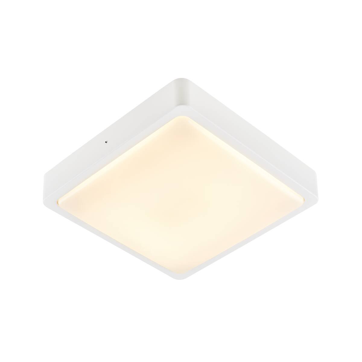 LA 1003451 AINOS SQUARE SENSOR Outdoor, nástěnné a stropní LED svítidlo, bílé, spínač CCT 3000/4000K - BIG WHITE (SLV)