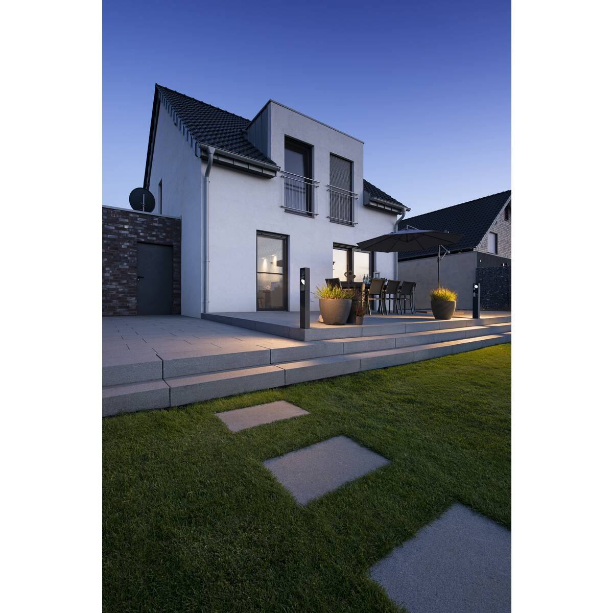 LA 1004751 ESKINA FRAME 75 FL venkovní LED stojací svítidlo double antracit CCT switch 3000/4000 K - BIG WHITE (SLV) (obrázek 7)
