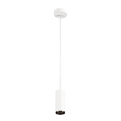 Obrázek pro produkt NUMINOS® PD PHASE S vnitřní LED závěsné svítidlo bílá/černá 3000 K 36° - BIG WHITE (SLV)