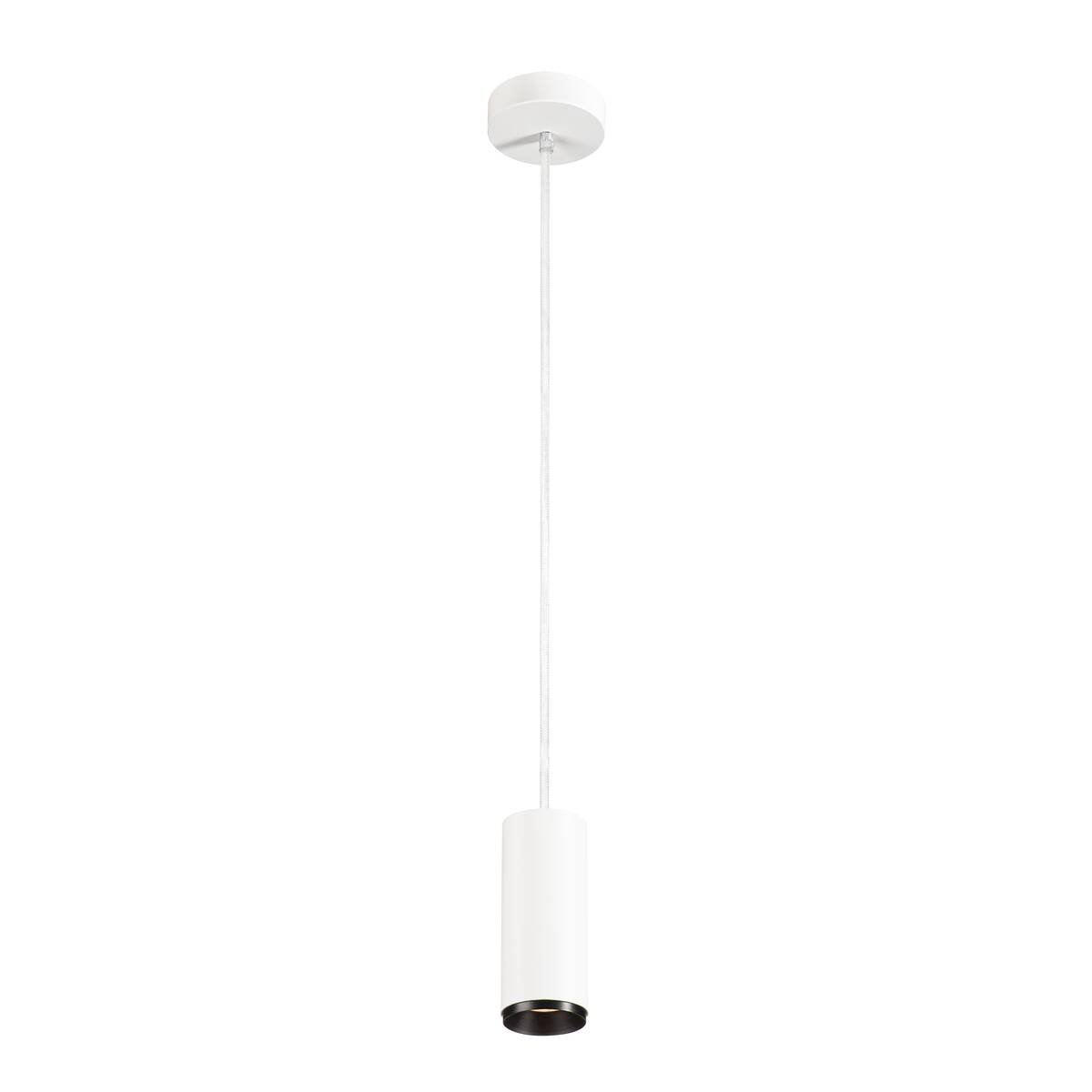 LA 1004167 NUMINOS® PD PHASE S vnitřní LED závěsné svítidlo bílá/černá 4000 K 36° - BIG WHITE (SLV)