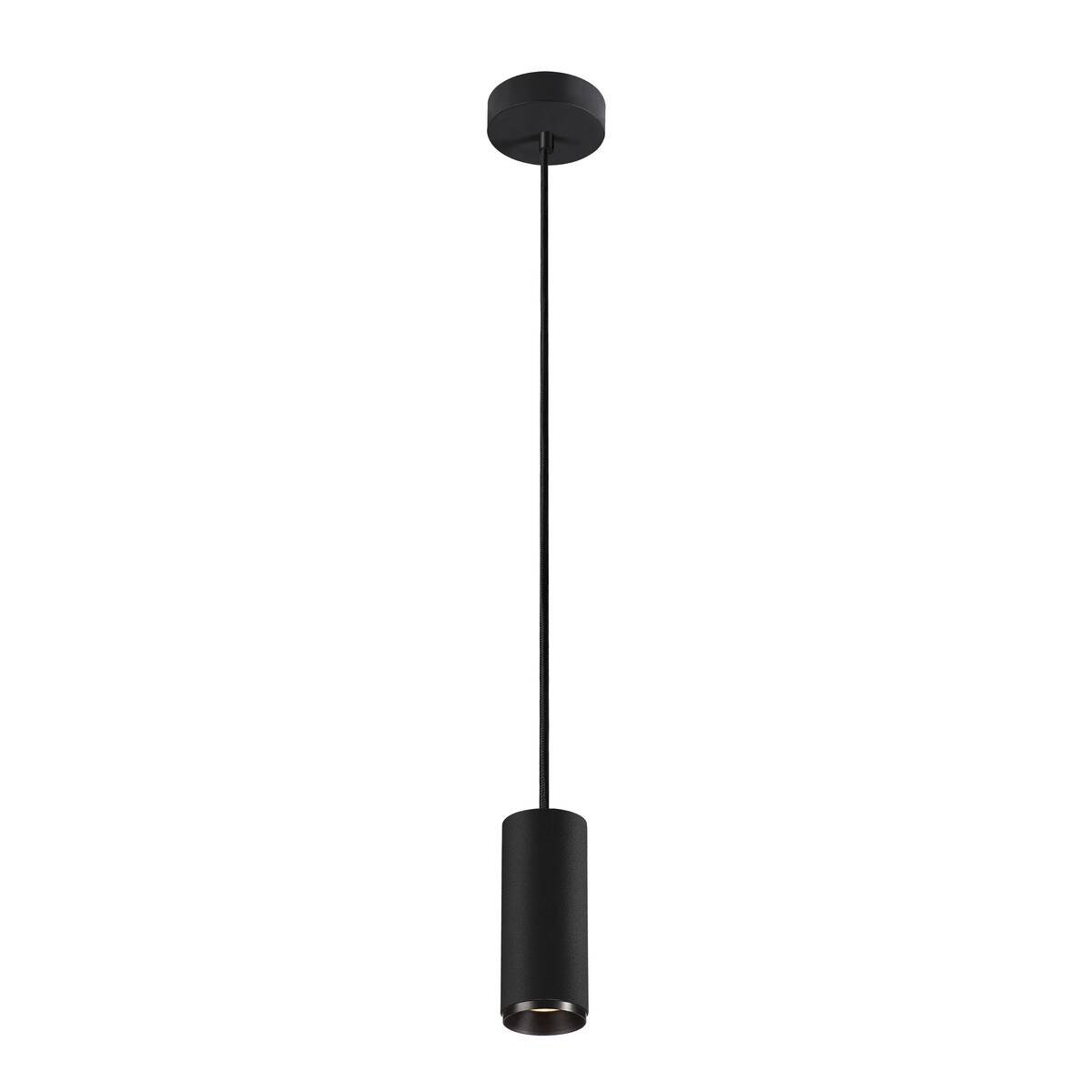 LA 1004162 NUMINOS® PD PHASE S vnitřní LED závěsné svítidlo černá/černá 4000 K 24° - BIG WHITE (SLV)