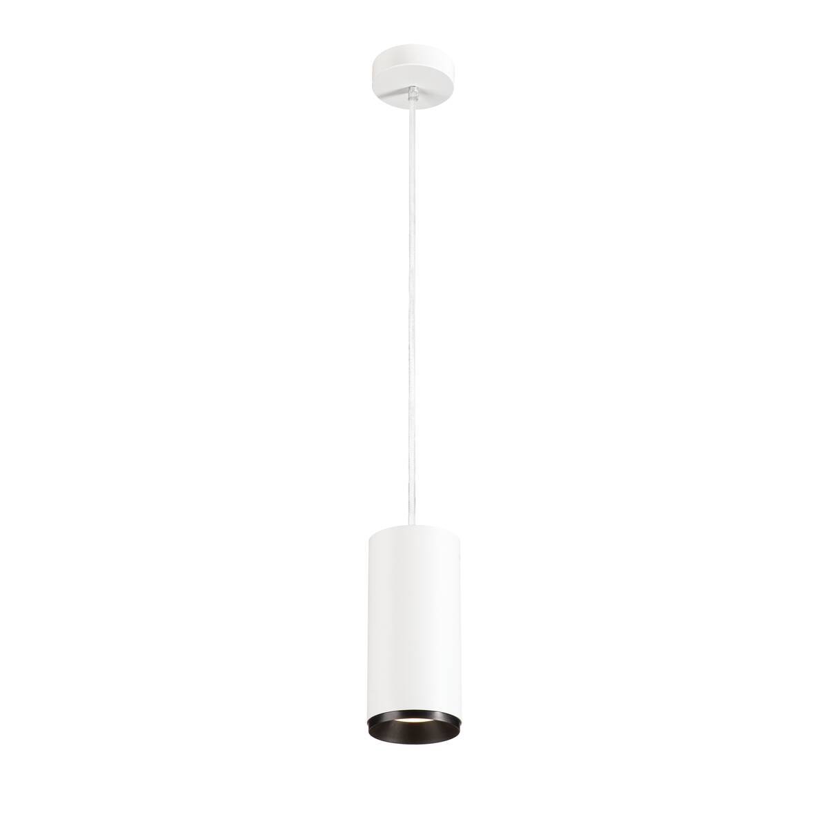 LA 1004359 NUMINOS® PD PHASE L vnitřní LED závěsné svítidlo bílá/černá 4000 K 36° - BIG WHITE (SLV)