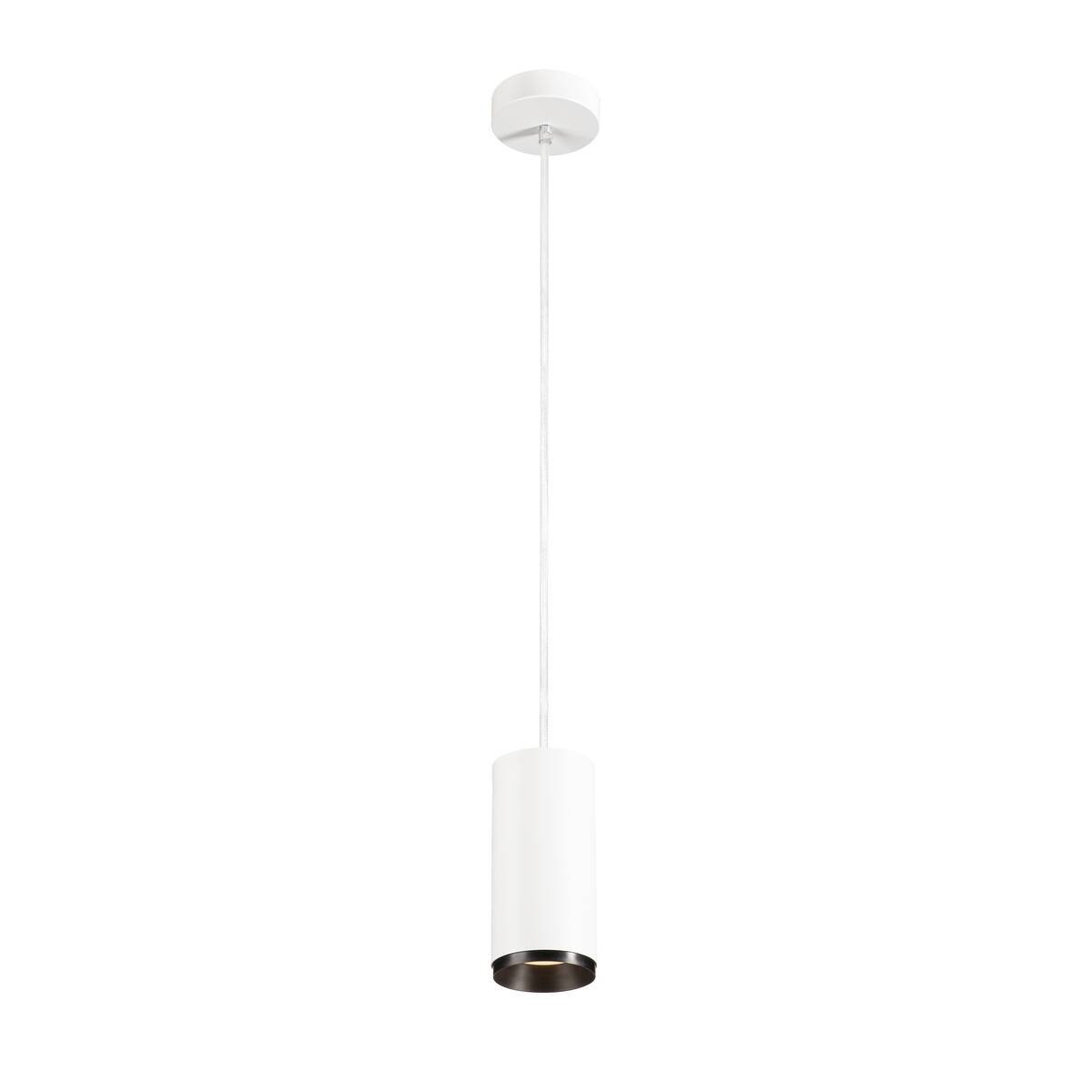 Levně LA 1004254 NUMINOS® PD PHASE M vnitřní LED závěsné svítidlo bílá/černá 3000 K 24° - BIG WHITE (SLV)