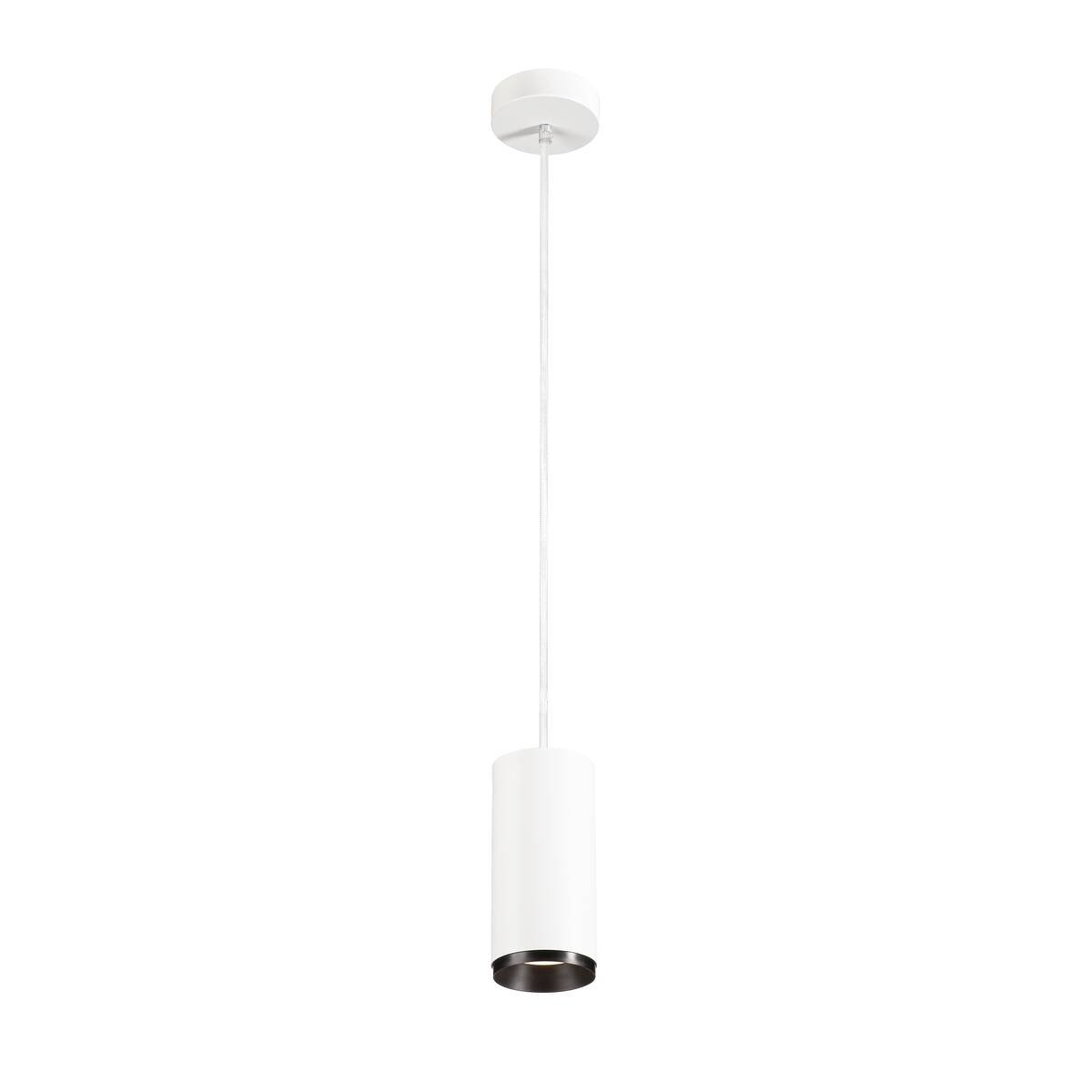 Levně LA 1004262 NUMINOS® PD PHASE M vnitřní LED závěsné svítidlo bílá/černá 4000 K 24° - BIG WHITE (SLV)