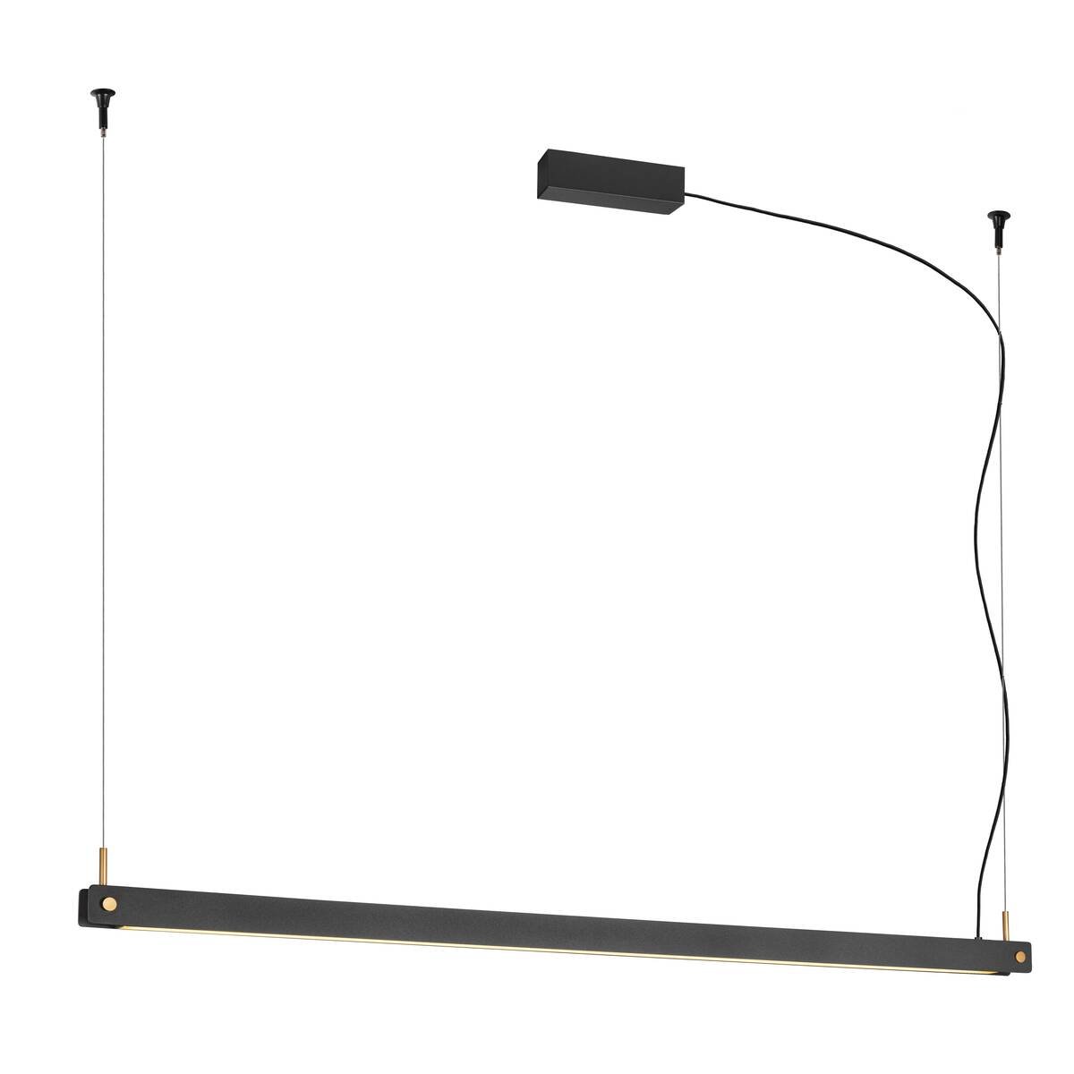 LA 1003530 NOYA PD PHASE vnitřní LED závěsné svítidlo černé CCT switch 2700/3000 K - BIG WHITE (SLV)