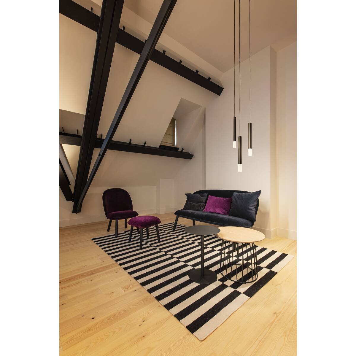 LA 1003436 HELIA AMBIENT 35 Indoor, závěsné LED svítidlo, TRIAC, černé, s rozetou - BIG WHITE (SLV) (obrázek 4)