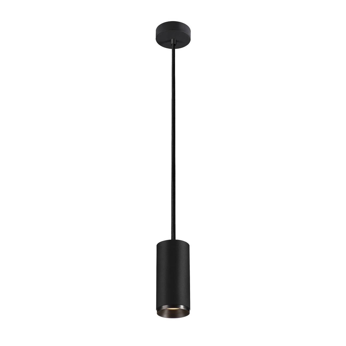 LA 1004539 NUMINOS® PD DALI M vnitřní LED závěsné svítidlo černá/černá 3000 K 36° - BIG WHITE (SLV)