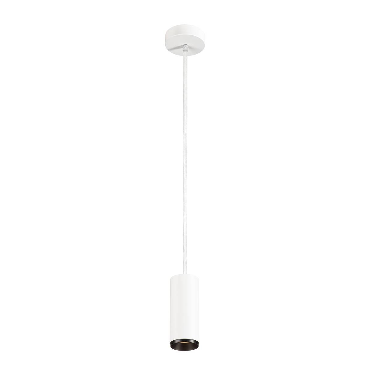 LA 1004446 NUMINOS® PD DALI S vnitřní LED závěsné svítidlo bílá/černá 3000 K 24° - BIG WHITE (SLV)