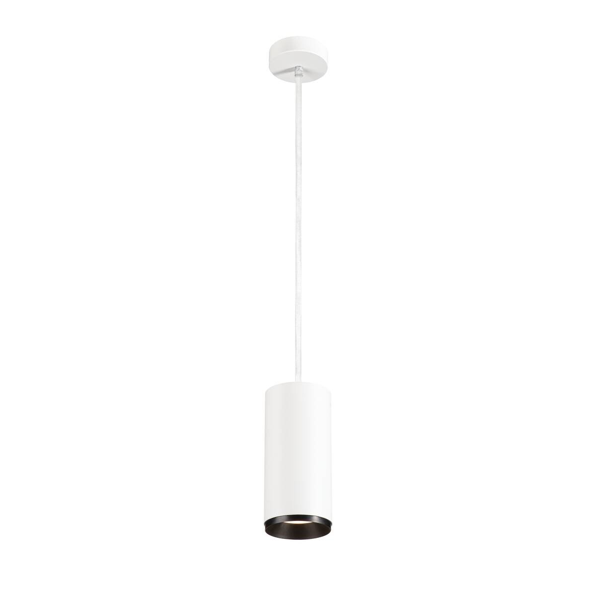 LA 1004648 NUMINOS® PD DALI L vnitřní LED závěsné svítidlo bílá/černá 4000 K 60° - BIG WHITE (SLV)