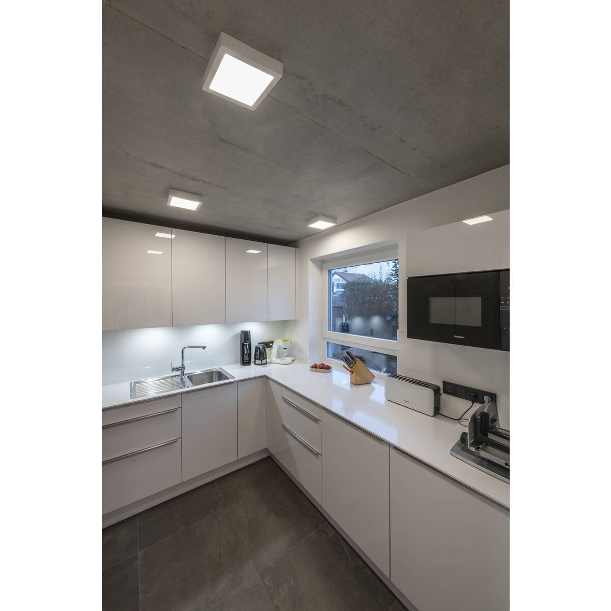 LA 1004705 SENSER 24 CW vnitřní LED nástěnné a stropní přisazené svítidlo hranaté bílé, 4000 K - BIG WHITE (SLV) (obrázek 5)
