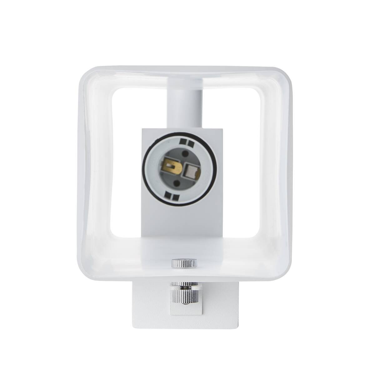 LA 1003429 QUADRASS SPOT Indoor nástěnné svítidlo s LED Spotem a objímkou E27, bílé - BIG WHITE (SLV) (obrázek 4)