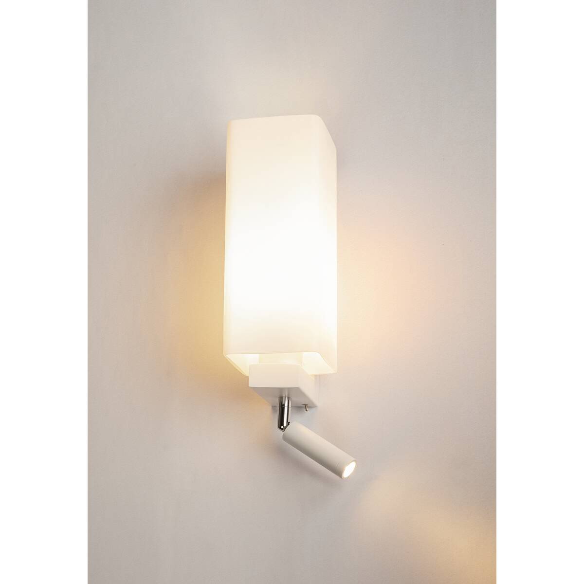 LA 1003429 QUADRASS SPOT Indoor nástěnné svítidlo s LED Spotem a objímkou E27, bílé - BIG WHITE (SLV) (obrázek 8)