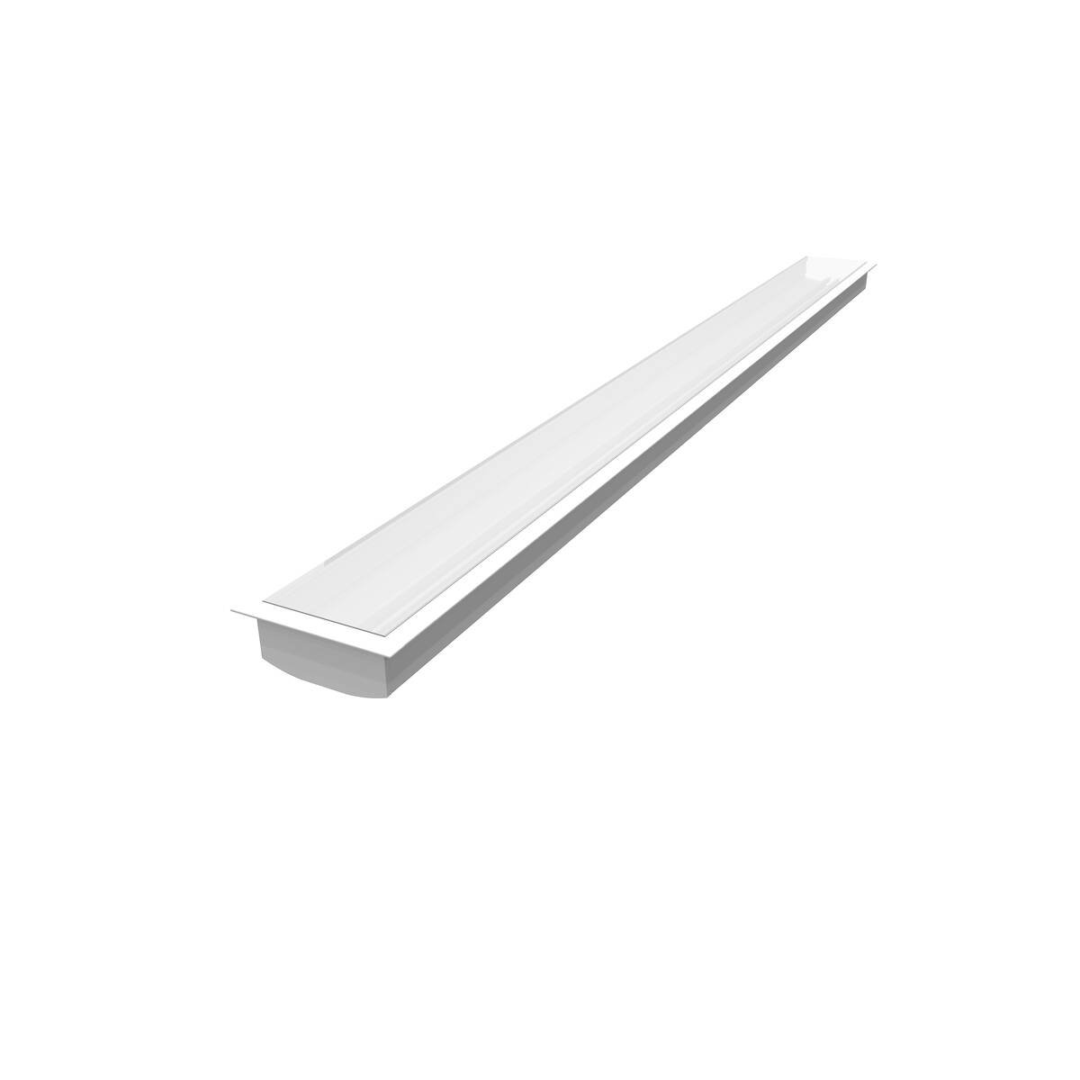 LA 1004908 GRAZIA 60 profil zápustný 3 m alu - BIG WHITE (SLV)
