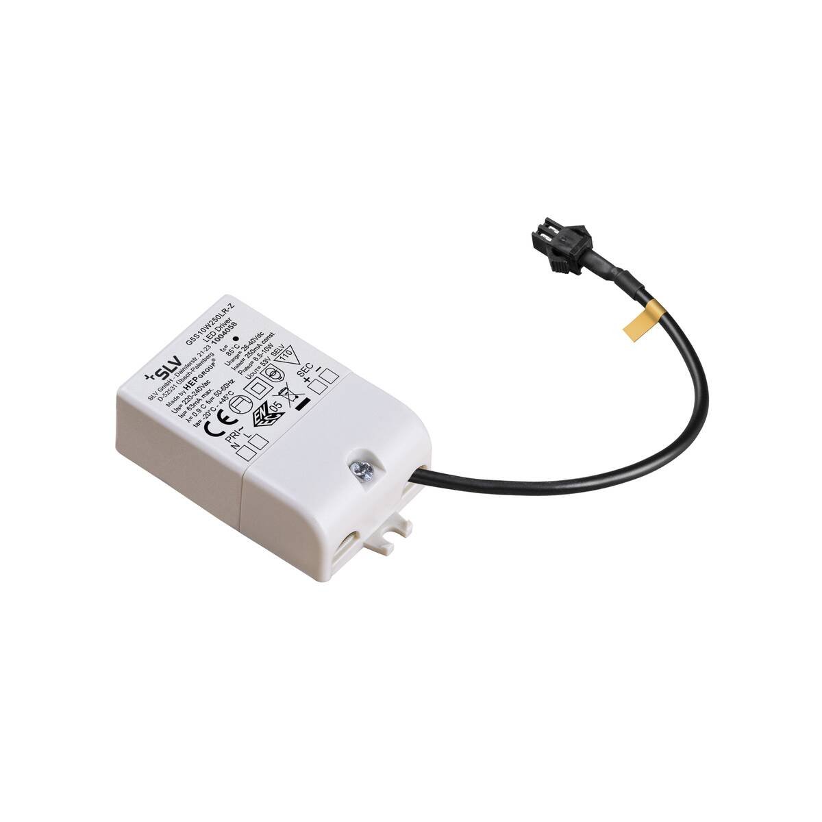 LA 1004058 LED driver 6,5–10 W 250 mA - BIG WHITE (SLV)