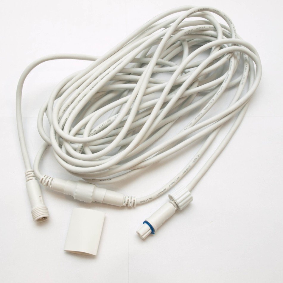 DLED EFX05 DecoLED Prodlužovací kabel, bílý, 5m, IP67 EFX05 (obrázek 2)