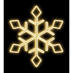 Obrázek pro produkt LED světelný motiv vločka, teple bílá, pr. 60 cm