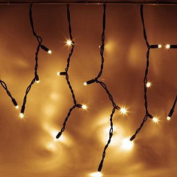 Obrázek pro produkt LED světelné krápníky, 3x0,9m, IP67, teple bílá, 174 diod