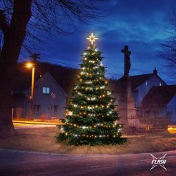Obrázek pro produkt LED světelná sada na stromy vysoké 3-5m, teplá bílá s Flash
