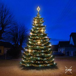 Obrázek pro produkt LED světelná sada na stromy vysoké 6-8m, teplá bílá s Flash, dekory EFD15WS2