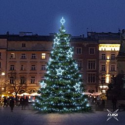 Obrázek pro produkt LED světelná sada na stromy vysoké 9-11m, ledová bílá s Flash, dekory 8EFD13