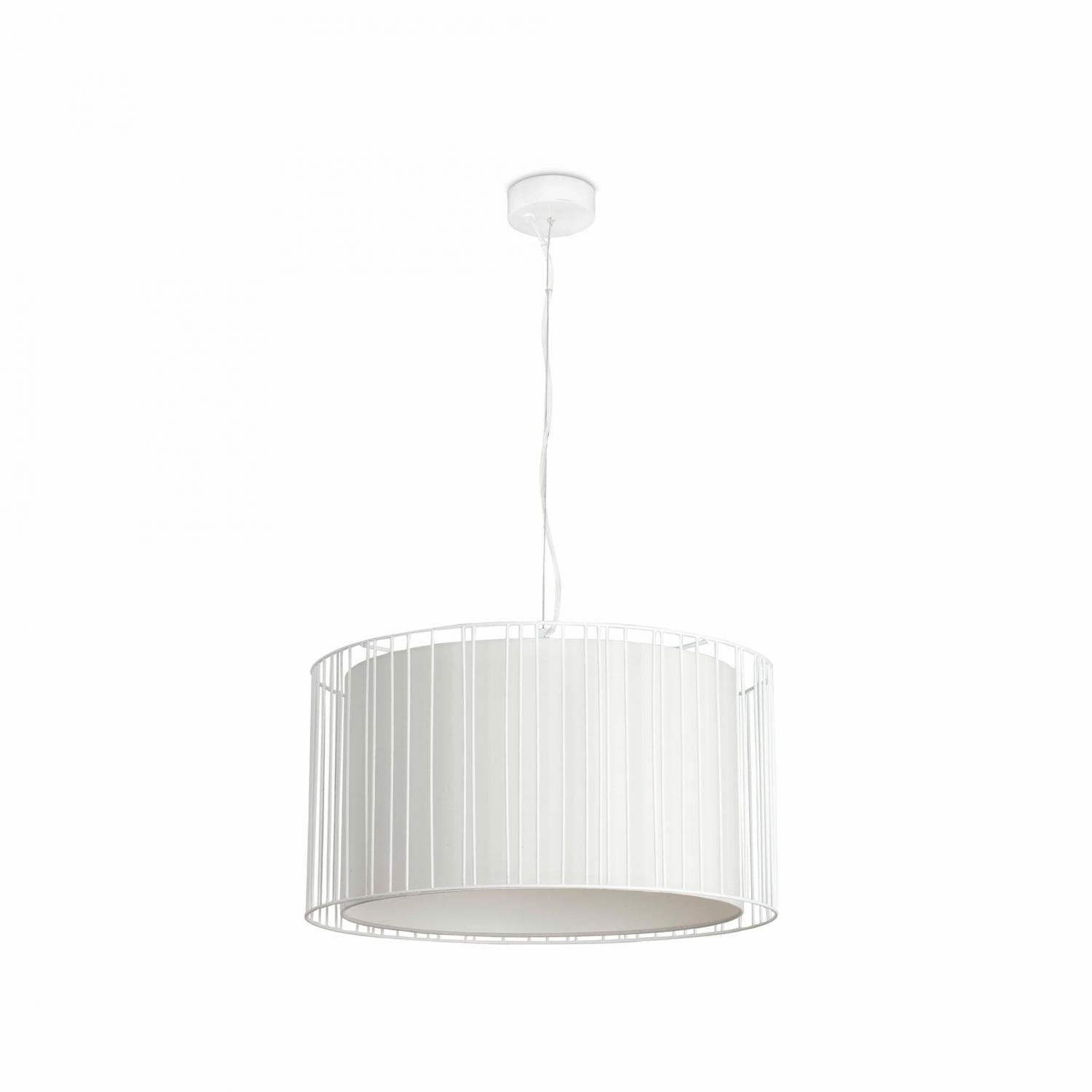 Levně FARO 29309 LINDA závěsné svítidlo, bílá - FARO