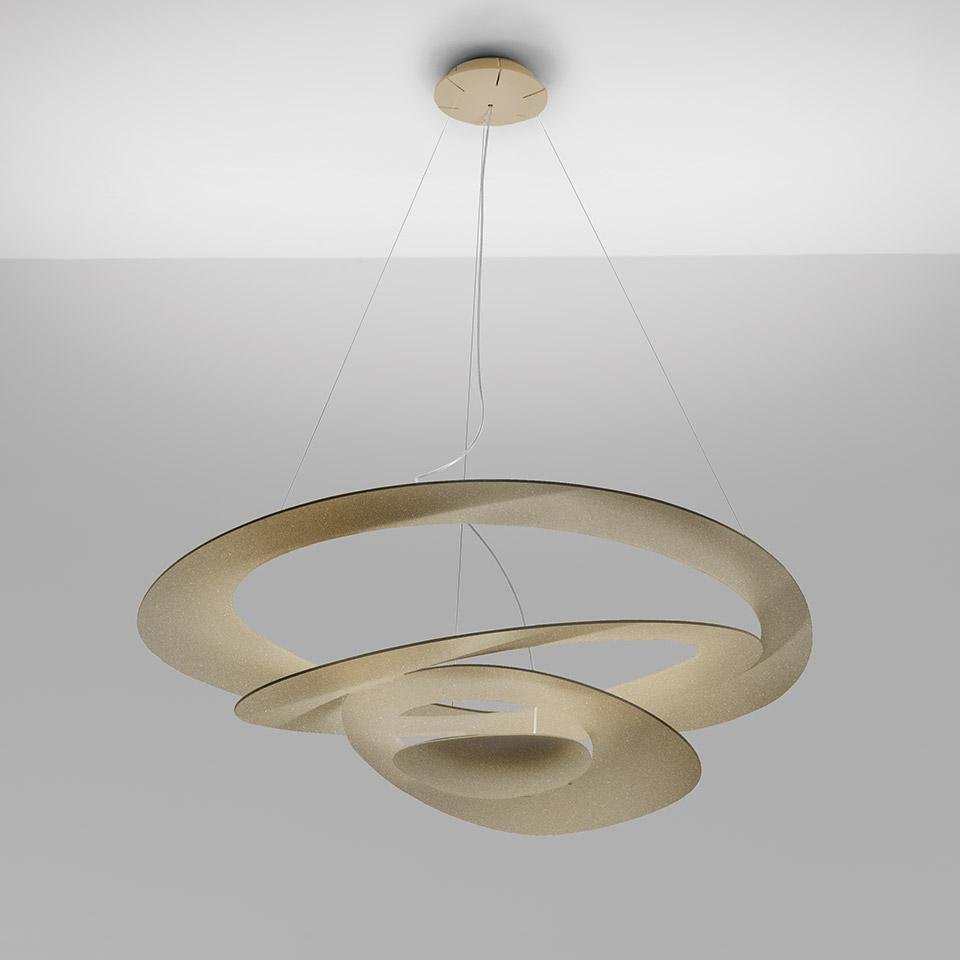 Levně AR 1254120A Pirce závěsné LED - 3000K - zlatá - ARTEMIDE