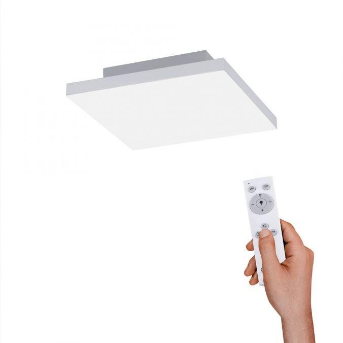 LD 15550-16 CANVAS LED stropní svítidlo v bílé, bezrámečkové provedení s nastavitelnou barvou světla a funkcí stmívání 2700-5000K - LEUCHTEN DIREKT / JUST LIGHT