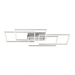 Obrázek pro produkt IVEN LED stropní svítidlo v barvě oceli v moderním, plochém designu s nastavitelou barvou světla a funkcí stmívání 2700-5000K - LEUCHTEN DIREKT / JUST LIGHT