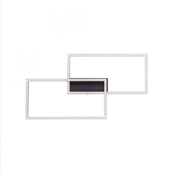 LD 14140-18 IVEN LED stropní svítidlo hranaté v černé s nastavitelou barvou světla a funkcí stmívání 2700-5000K - LEUCHTEN DIREKT / JUST LIGHT (obrázek 3)