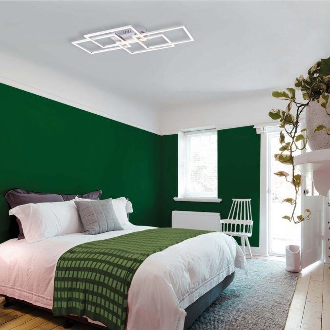 LD 14791-55 IVEN LED stropní svítidlo v barvě oceli v moderním designu a funkcí stmívání SimplyDim 3000K - LEUCHTEN DIREKT / JUST LIGHT (obrázek 2)