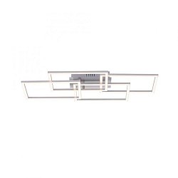 Obrázek pro produkt IVEN LED stropní svítidlo v barvě oceli v moderním designu a funkcí stmívání SimplyDim 3000K - LEUCHTEN DIREKT / JUST LIGHT