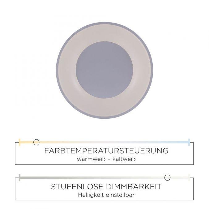 LD 14326-16 ANIKA LED stropní svítidlo bílé LED 30W 2700-5000K IP20 - LEUCHTEN DIREKT / JUST LIGHT (obrázek 3)