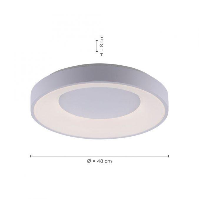 LD 14326-16 ANIKA LED stropní svítidlo bílé LED 30W 2700-5000K IP20 - LEUCHTEN DIREKT / JUST LIGHT (obrázek 4)