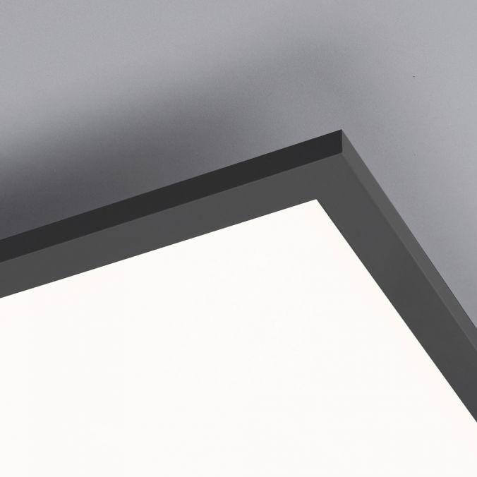 LD 14755-18 FLAT LED panel svítidlo hranaté v černé s nastavitelou barvou světla a funkcí stmívání 2700-5000K - LEUCHTEN DIREKT / JUST LIGHT (obrázek 3)