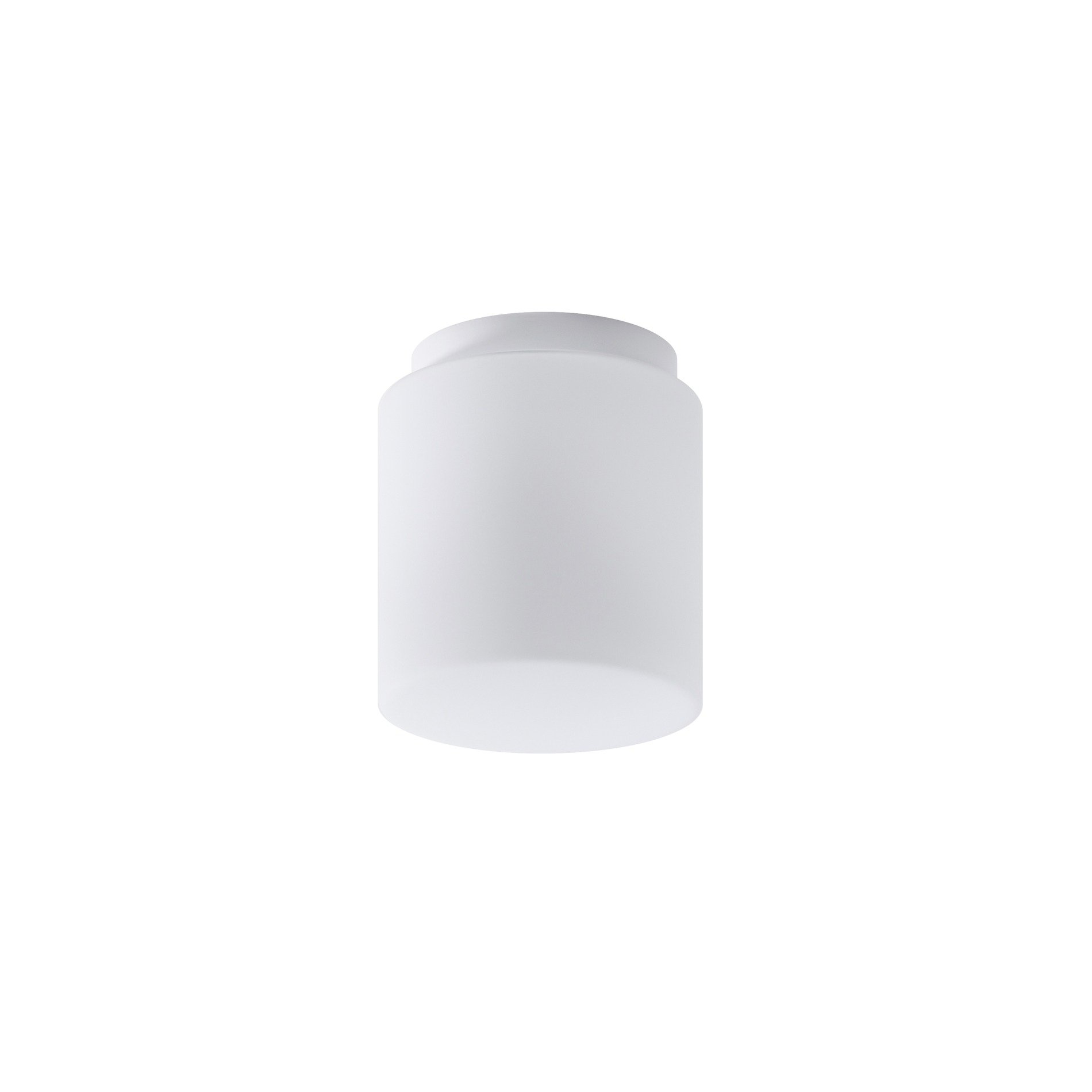 Levně OS ALK67598 ALKOR 1 stropní/nástěnné skleněné svítidlo bílá IP44 4000 K 2W LED - OSMONT