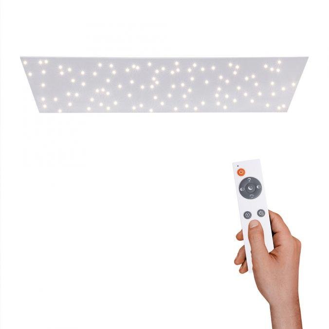 LD 14672-16-O SPARKLE LED stropní svítidlo v bílé s hvězdným nebem a nastavitelou barvou světla 2700-5000K - LEUCHTEN DIREKT / JUST LIGHT – JUSTLIGHT