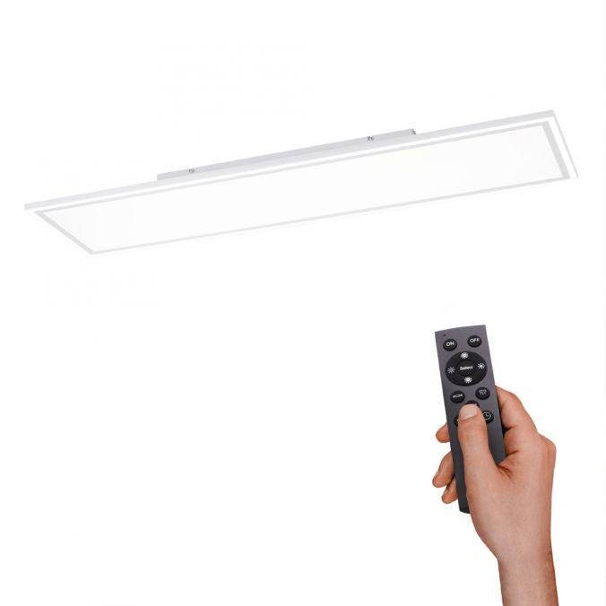 LD 14852-16 EDGING LED stropní svítidlo hranaté v bílé s nastavitelnou teplotou barvy 2700-5000K a funkcí stmívání - LEUCHTEN DIREKT / JUST LIGHT