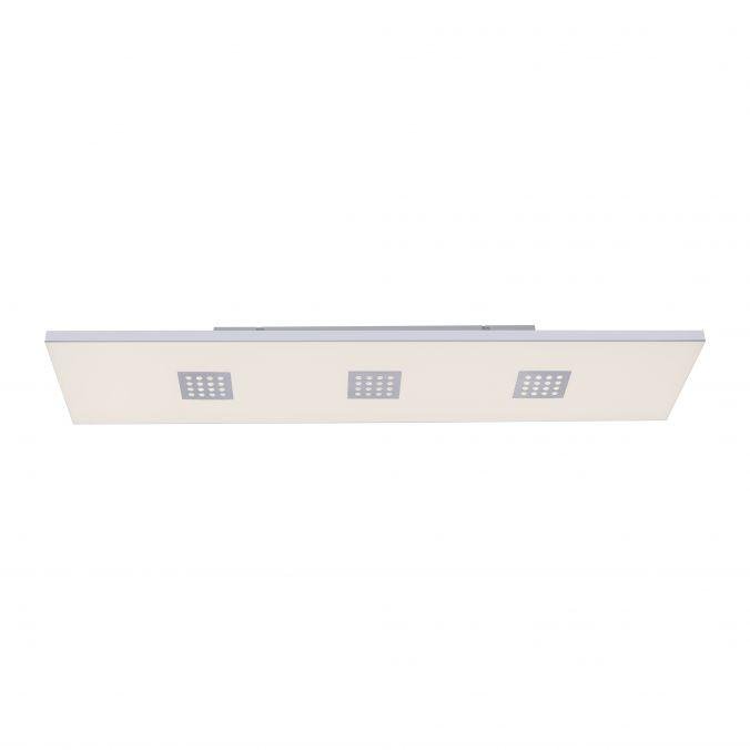 PN 6436-95 PURE-NEO LED stropní svítidlo v barvě kartáčovaného hliníku, nastavitelnou barvou světla a funkcí stmívání 2700-5000K - PAUL NEUHAUS