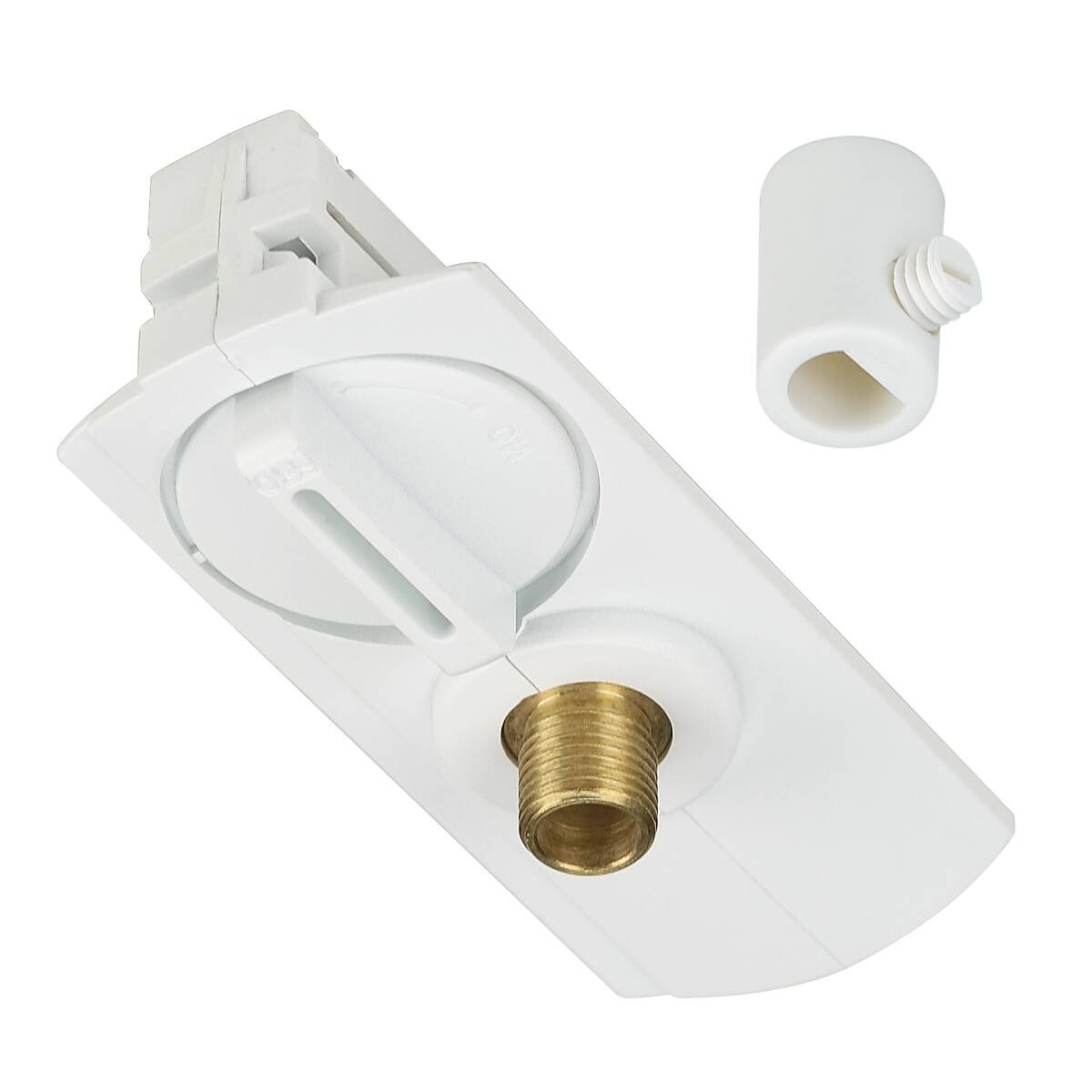 LA 143121 Systémové svítidlo Adapter pro jednookr. lištu bílý - BIG WHITE (SLV)