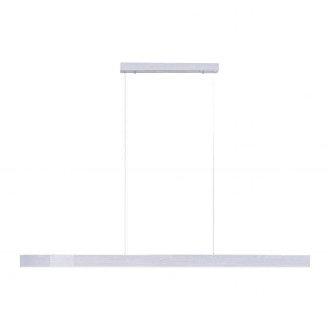 PN 2738-95 PURE-LUME LED závěsné svítidlo v puristickém designu s bezkontaktním stmíváním a nastavitelnou barvou světla 2700-5000K hliník - PAUL NEUHAUS