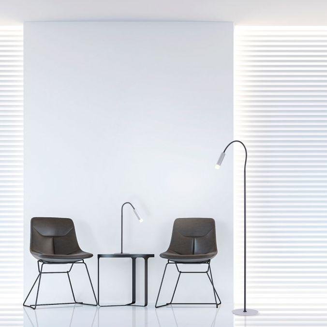 PN 238-95 PURE-GEMIN LED stojací svítidlo v nadčasovém klasickém designu s nastavitelným světelným ramenem 3000K - PAUL NEUHAUS (obrázek 5)