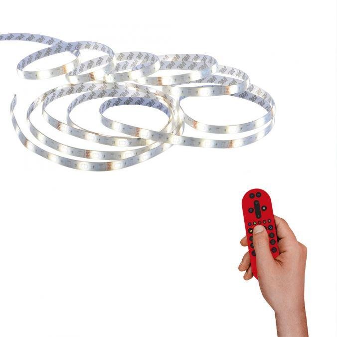 LD 81320-70 FRITZ LED pásky Smart Home fähig, vícebarevné a selbstklebend s RGB+W a Memory ovladač ZigBee RGB+3000-5000K - LEUCHTEN DIREKT / JUST LIGHT